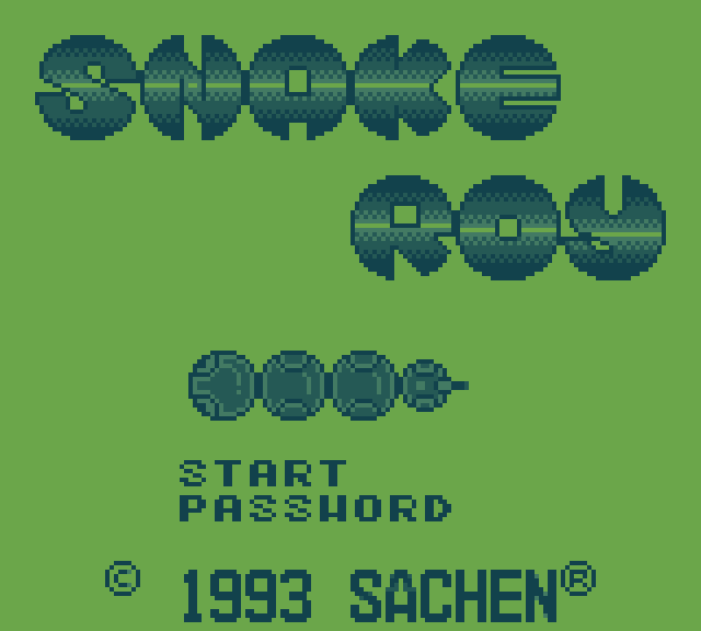 Snake Roy Title Screen